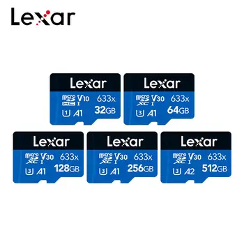 Lexar 633X 記憶卡 microSDHC 32GB Micro SD 卡 microSDXC 64GB 128GB 256GB 512GB 讀取速度高達 100MB/s A1 U3 V30 TF 卡 6 最佳銷售 Lexar 微型 SD 卡 - №1