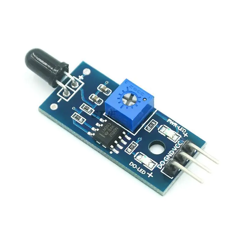 DC 3.3 V-5 V Infrarood 3 Draad Vlamdetectie Sensor Module IR Vlam Sensor Module Detector Smartsense voor Arduino