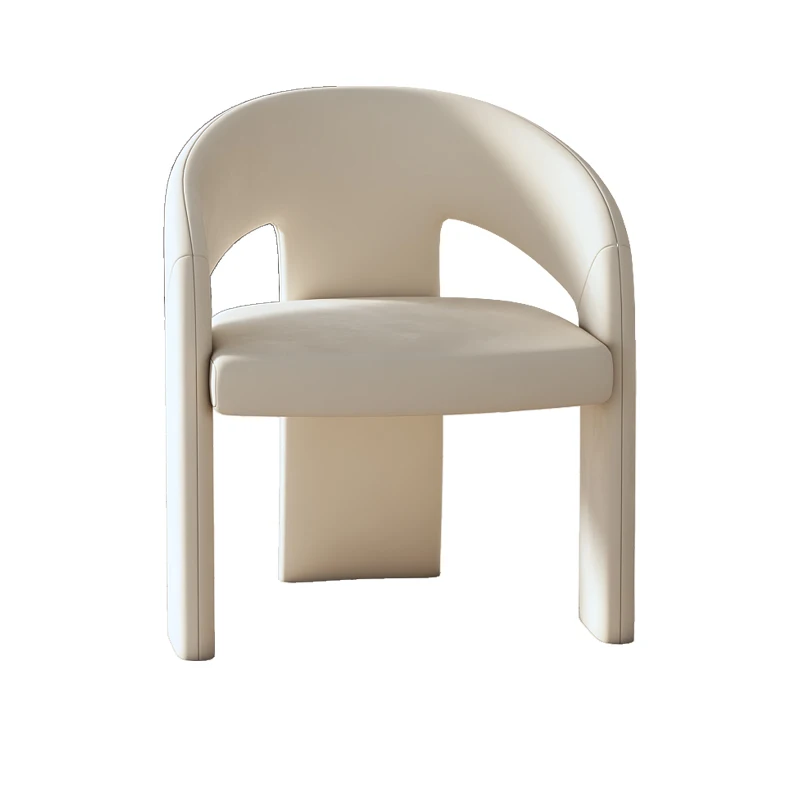 French White Dining Chairs Modern Minimalist Designer Hotel Dining Chairs Living Room Sillas Salon Comedor Home Furniture