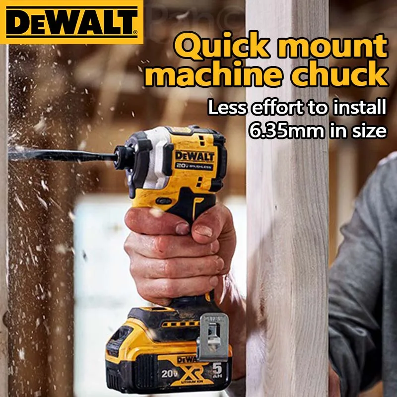 DEWALT wireless lithium battery brushless compact impact screwdriver electric drill single machine DCF850