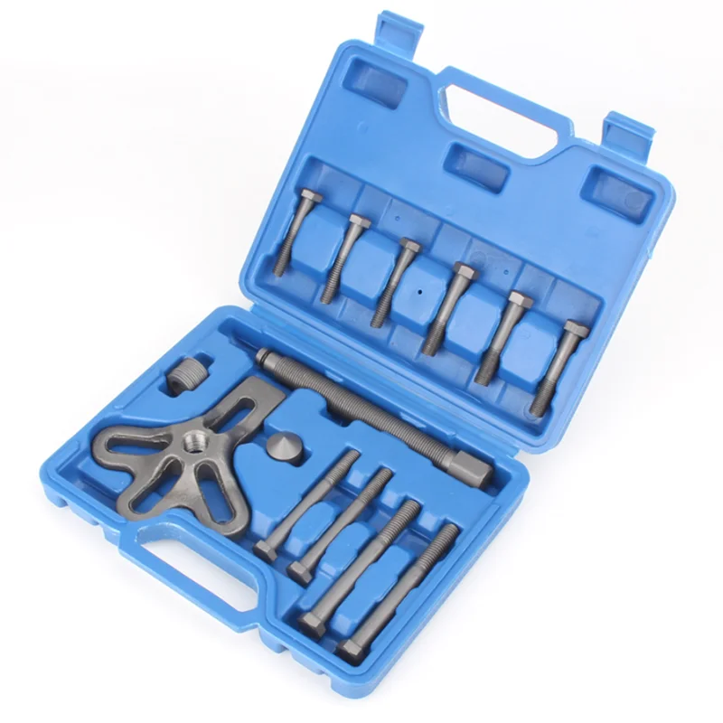 

13PCS Auto Steering Wheel Puller Harmonic Balancer Gear Pulley Crankshaft Tools Kit Special Disassembly Removal Tool Set