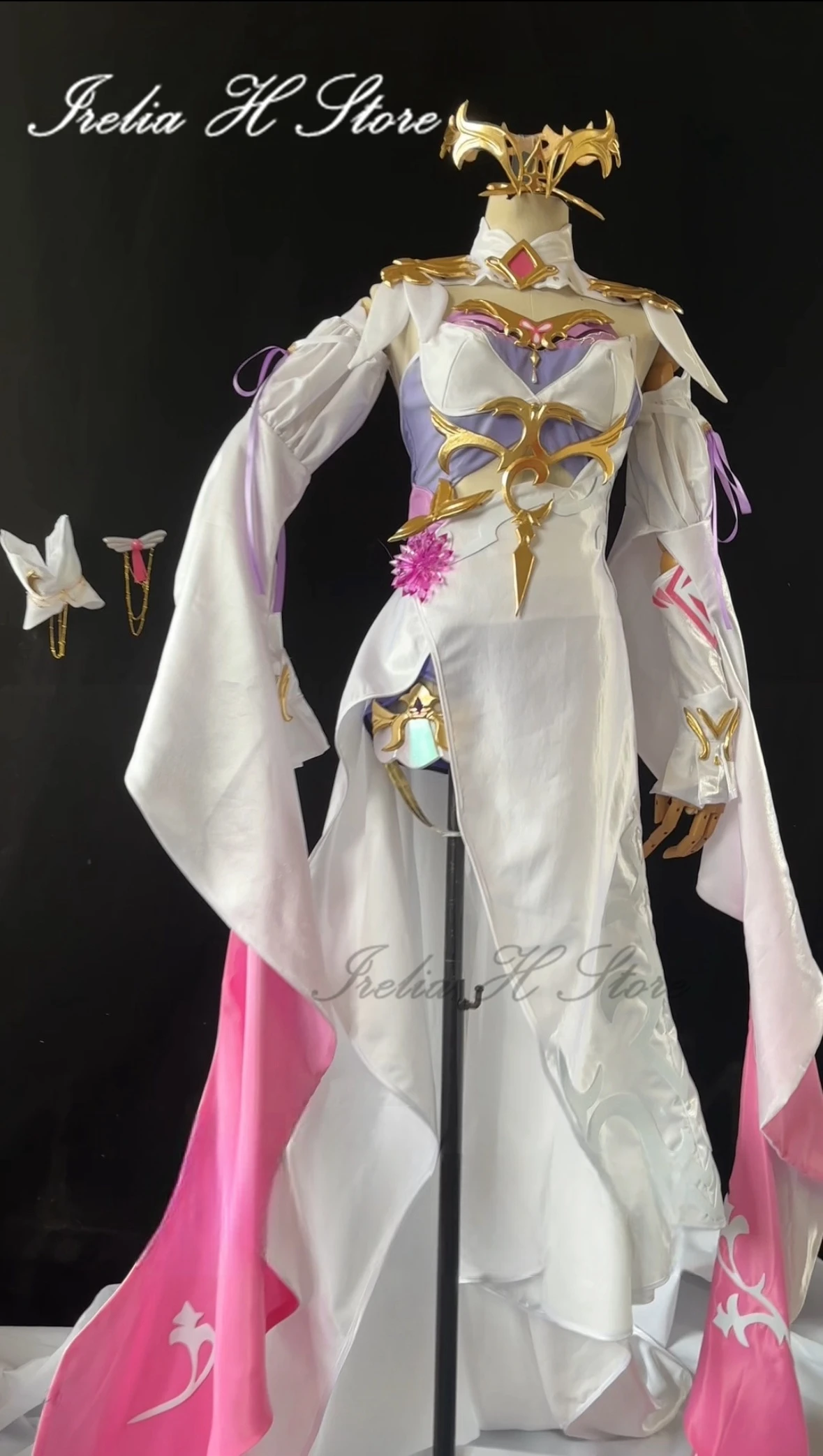 Irelia H Store Custom size made Honkai Impact3 Elysia Cosplay Costume Anime Game Elysia Angel Dress Halloween Costume