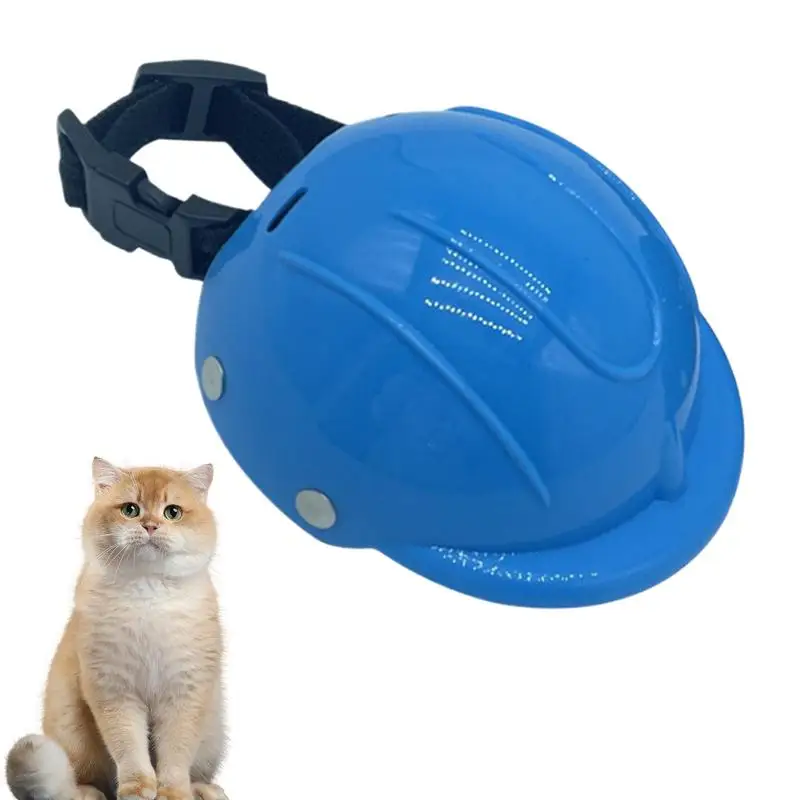 Dog Safety Hat Adjustable Outdoor Riding Pet Dog Hat Puppy Caps Pet Protective Riding Caps Comfortable Multifunctional For Pet