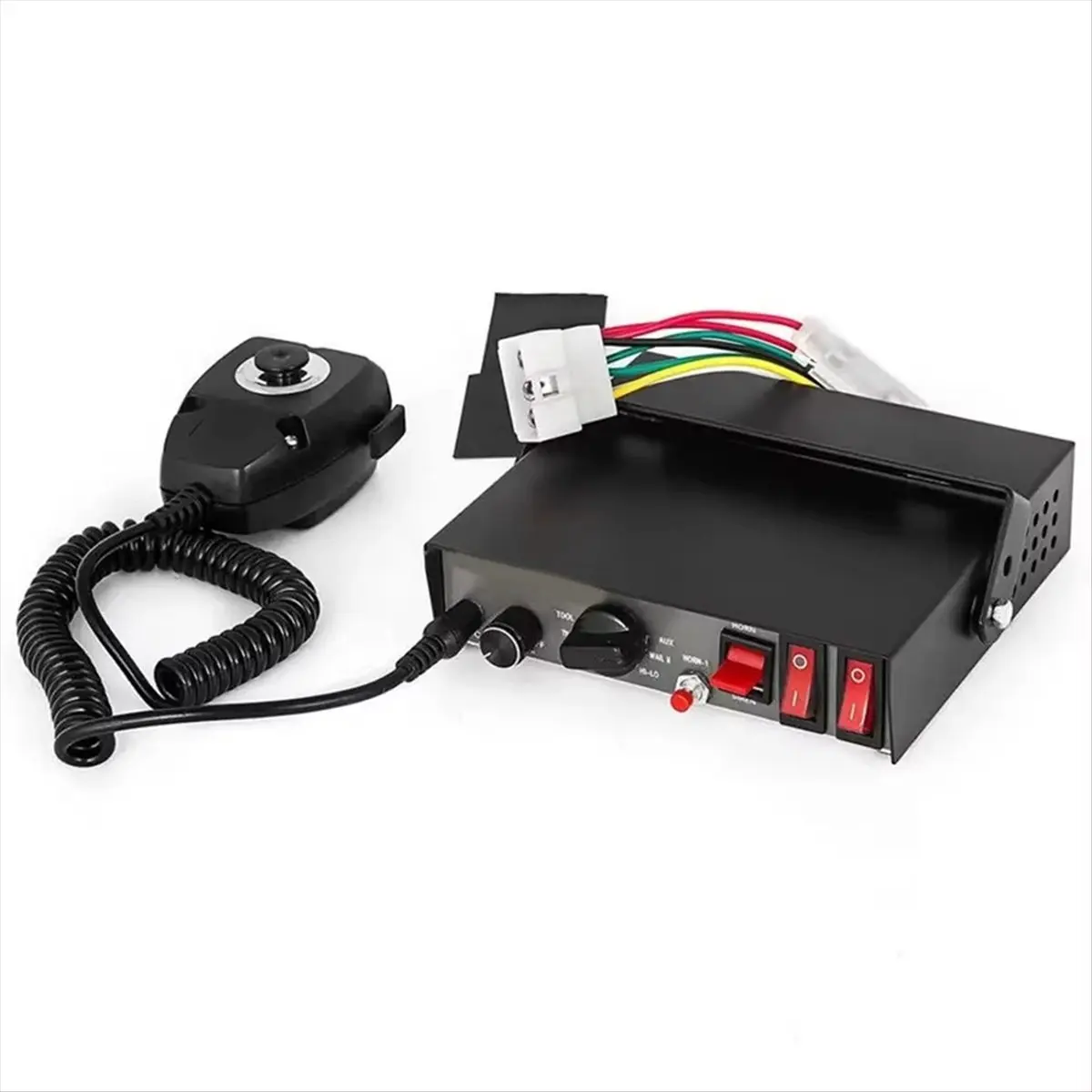 Super Sale 200W 9 Sound Loud Warning Alarm Police Fire Siren Horn PA Speaker MIC System Microphone Fire Speaker Host 12V