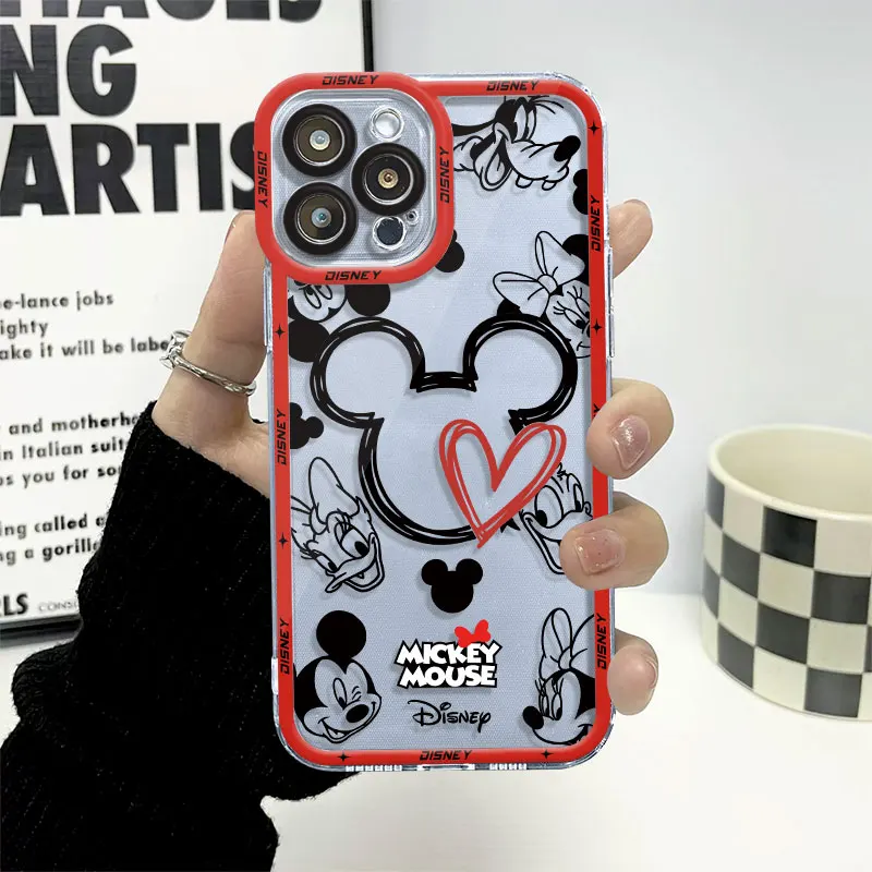 Disney Mickey Mouse Case For Xiaomi POCO F6 X6 Pro 13T 12T 11T 10T 14 13 12 11 Lite 5G NE X3 NFC X5 X4 GT F3 F4 F5 M6 M5S C65