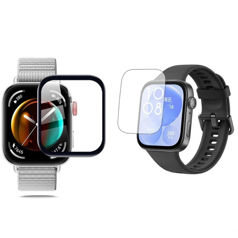 화웨이 시계 맞춤형 1 2 3용 소프트 필름 PMMA 보호 화면 보호기 전체 가장자리 적용 범위