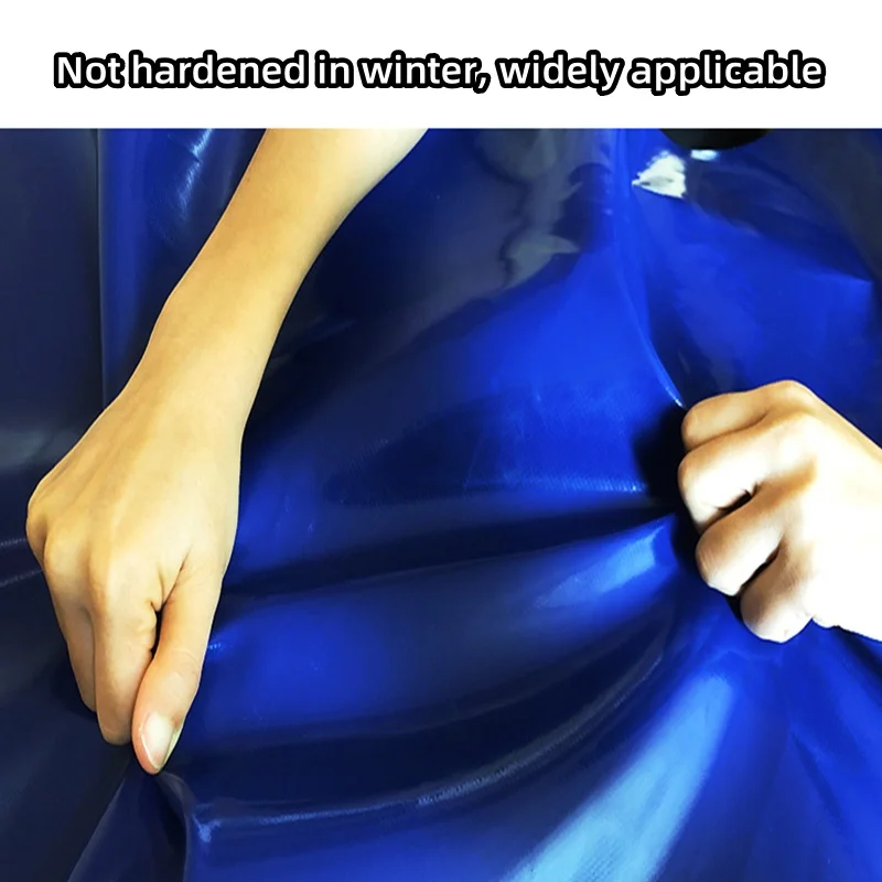 Upgrade The Thickness Of 600g Truck Rain Cover Courtyard Balcony Rain Fence Blue High-quality Knife Scraping Cloth