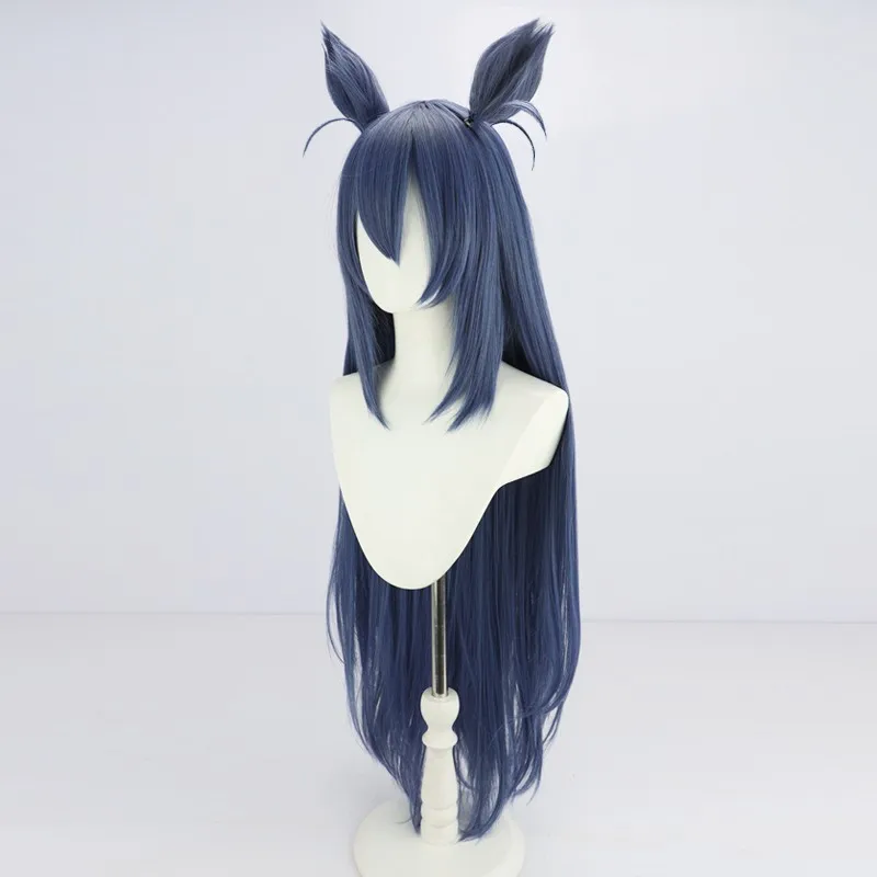أوما موسومي بريتي ديربي هيشي أمازون شعر مستعار تأثيري مع آذان وذيل أنيمي لعبة لعب الأدوار زي حفلة الدعامة الشعر الاصطناعية