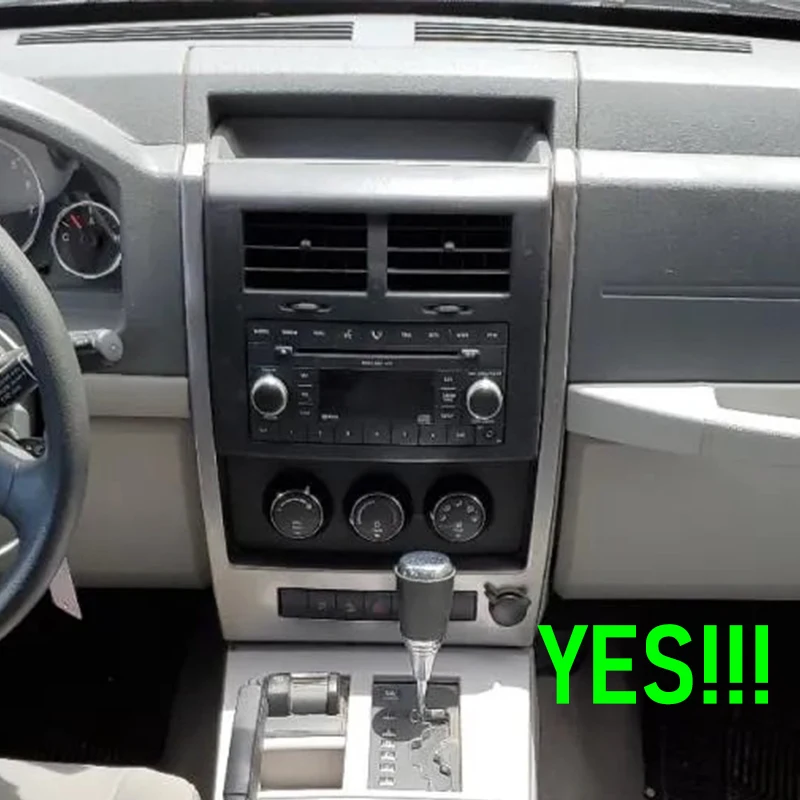 7 "4 + 64GB لسيارة جيب ليبرتي 2008-2013 راديو السيارة جوجل خريطة أندرويد 15 وحدة رأس تلقائية لاسلكية Carplay نظام تحديد المواقع عجلة القيادة التحكم