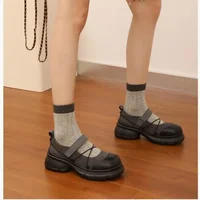 Autumn Chunky Women Sports Shoes Fashion Shallow Butterfly-knot Platform Sneakers Ladies Casual Flats Outdoor Mary Jane Shoe - Image 5