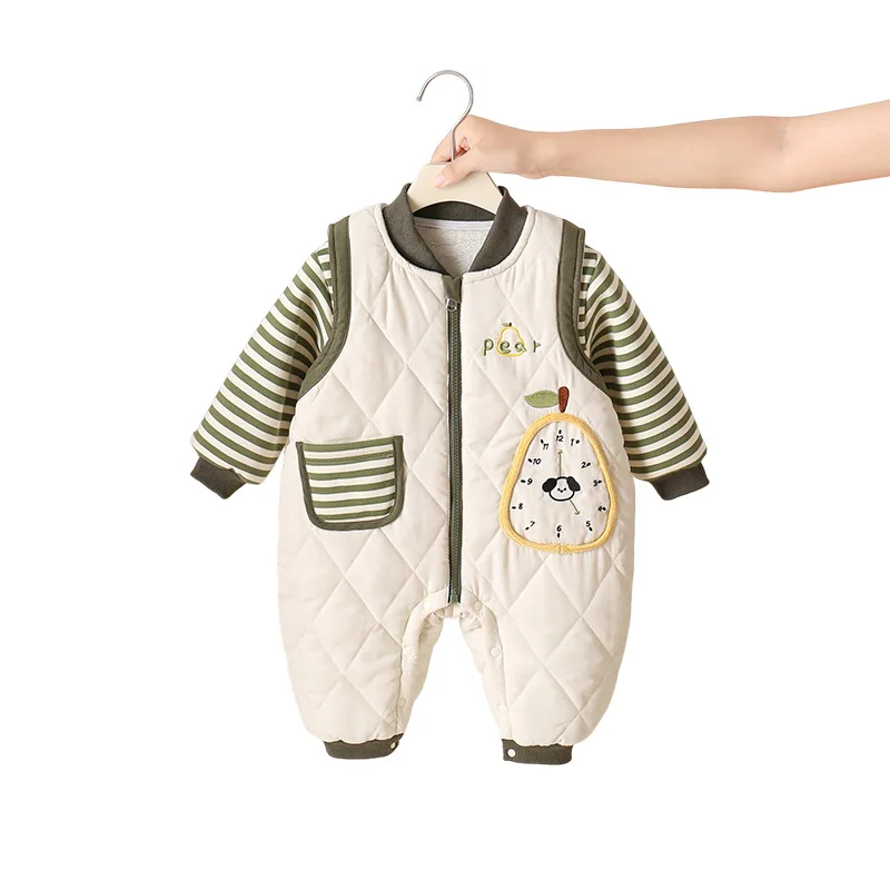 

Распродажа: Утепленные комплекты для новорожденных — полосатые толстовки и очаровательные облегающие комбинезоны для мальчиков на зиму