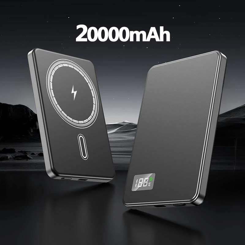 Xiaomi 50000mAh Draagbare Magnetische Draadloze Power Bank PD22.5W Snel Opladen Externe Batterij voor Magsafe Voor iPhone Samsung Nieuwe