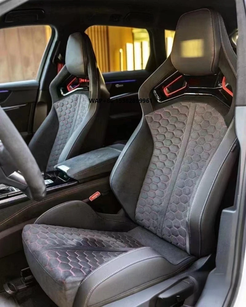 A3 A4 A5 A6 A7 A8 Q3 Q5 Q7 Bucket Seat for All  to RS Car Accessories Racing Sports Seats Custom Leather Design