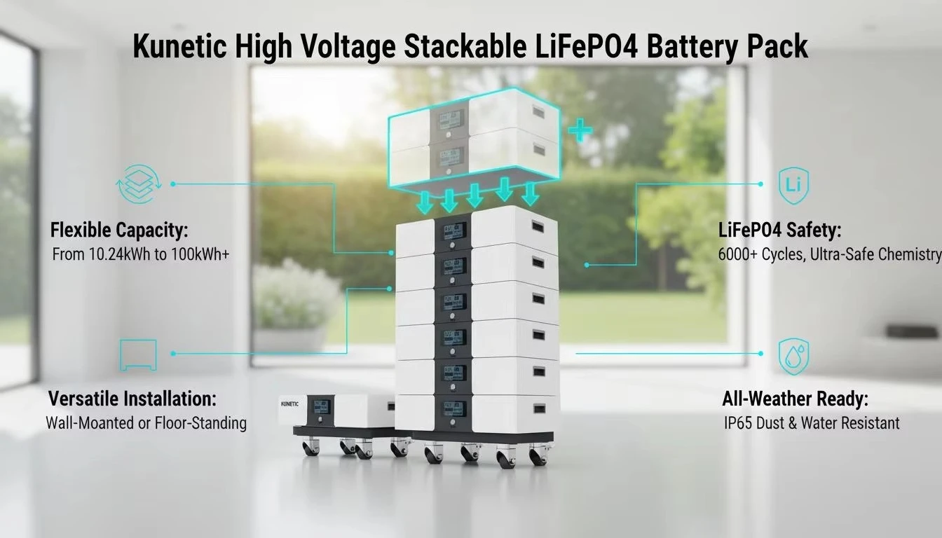 IP65 5kW 10kW 12kW Stackable All-in-One ESS LiFePO4 Hybrid Grid Solar Home Battery 51.2V 100Ah 200Ah 10kWh