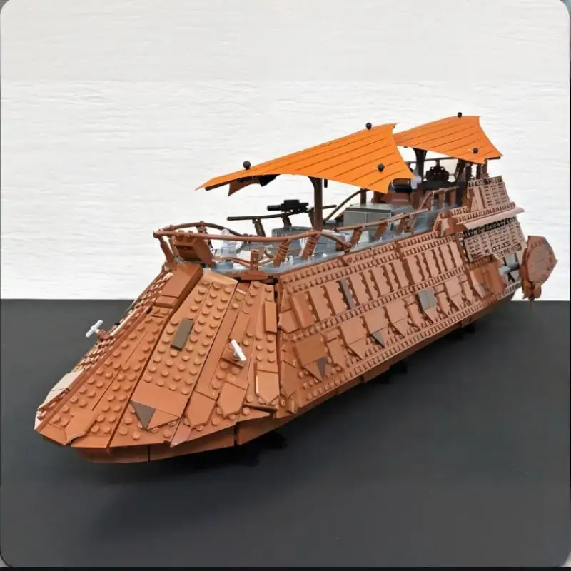 3942PCS Battle Jabba Sail Barge MOC 75397  Model Building Blocks Puzzle Bricks DIY Assembly Toys for Adult kids Christmas Gifts