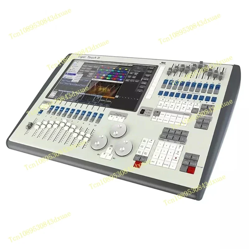 Tiger touch II avolite dmx lighting controller titan light controller dmx512 control disco show club stage party with flightcase