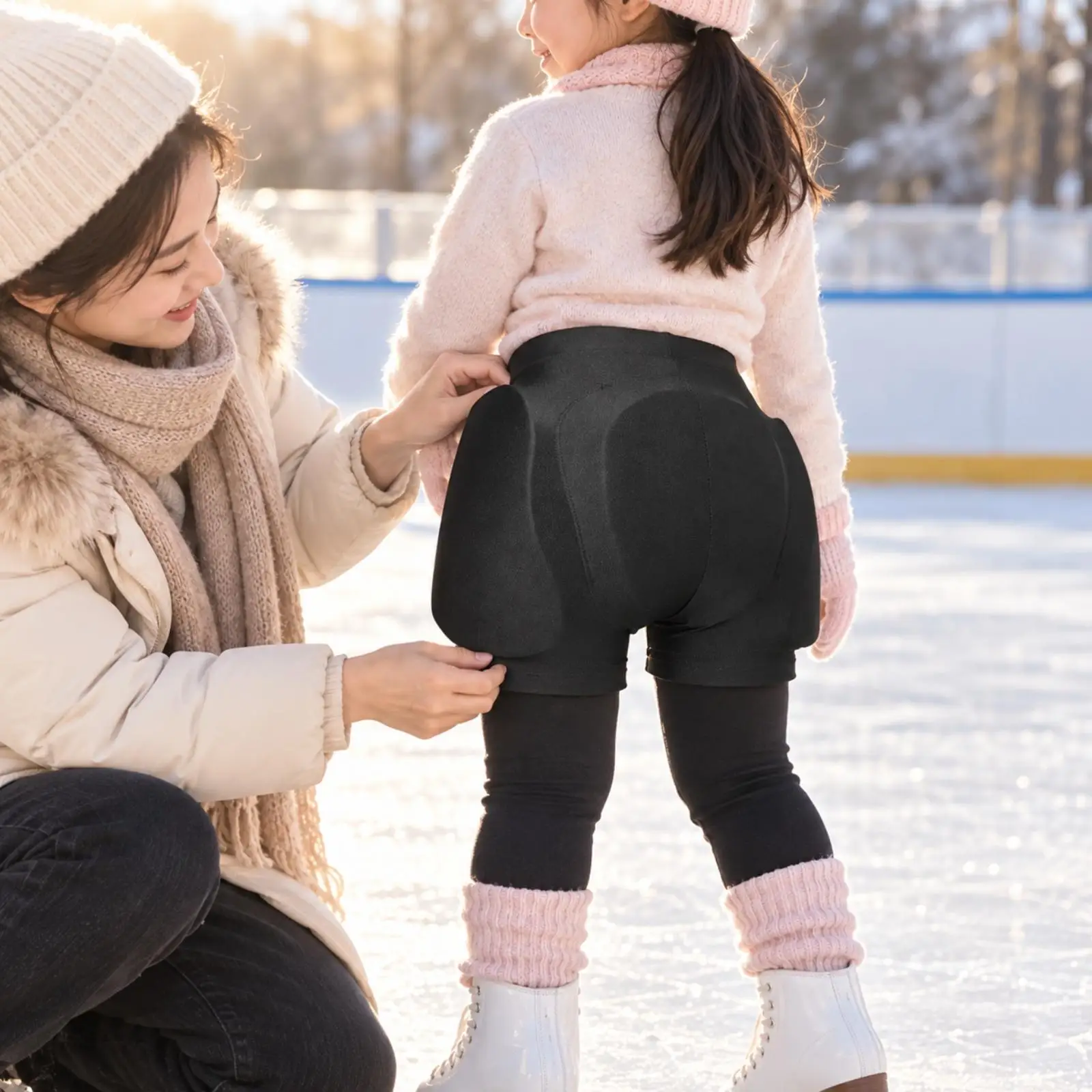 Children Protective Shorts Hip for seat Cushion Pads for Roller Skating Skiing Outdoor Sports Safety Gear Lightweight Spandex