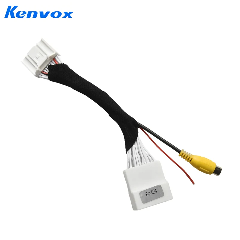 24Pin Car Rearview Camera Adaptor Wire For Renault- For Dacia For Clio 4 For Dokker- For Traffic- For Logan Adapter Cable Part