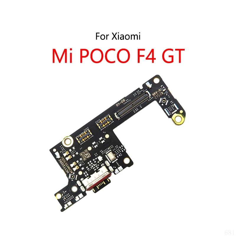 USB Charge Dock Port Socket Jack Plug Connector Flex Cable For Xiaomi Mi POCO F4 GT Pocophone Charging Board Module