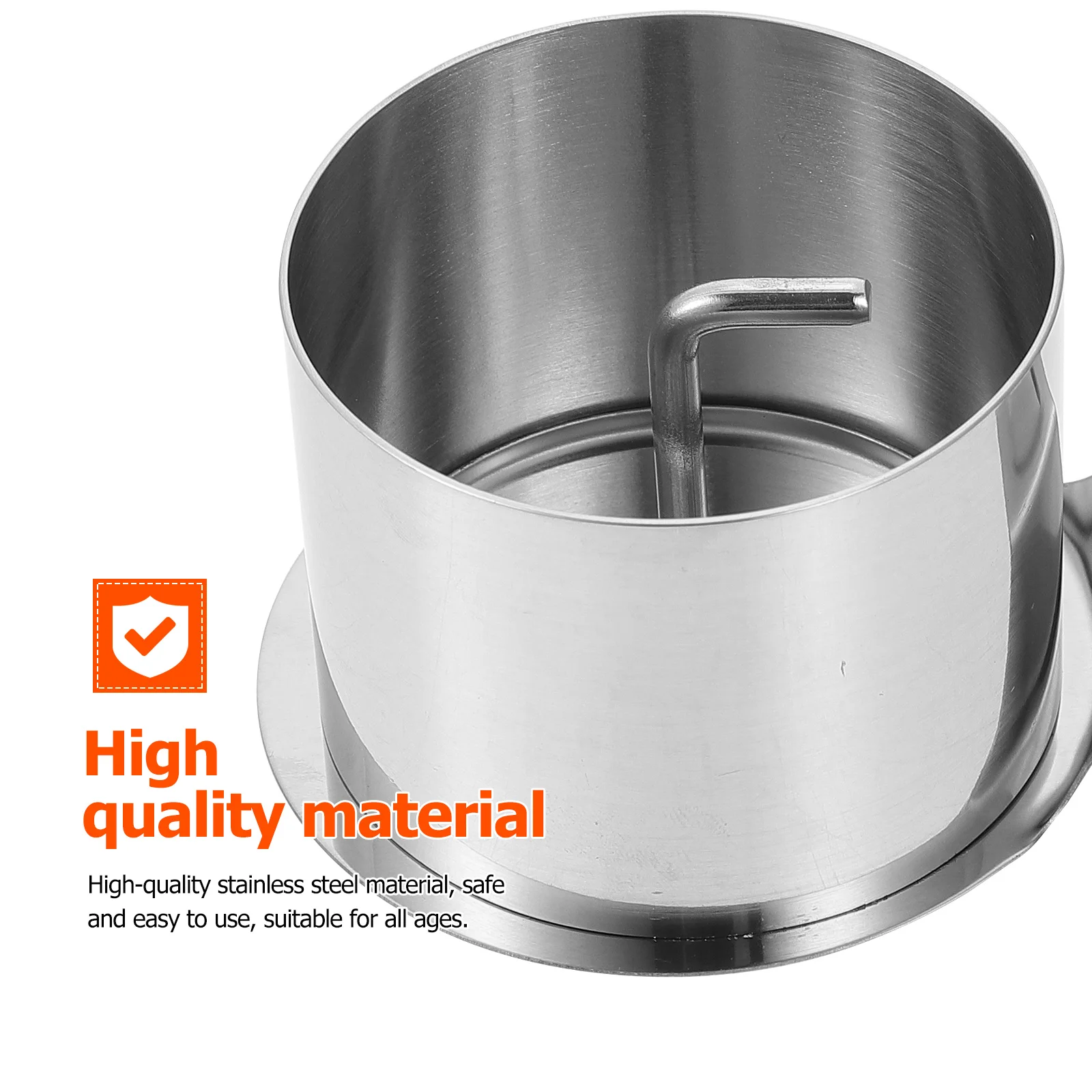 

1 Set Stainless Steel Rice Ball Molds Reusable Baking Supplies For Cake Cheese Mousse Desserts Diy Tools Household Bakery Mold