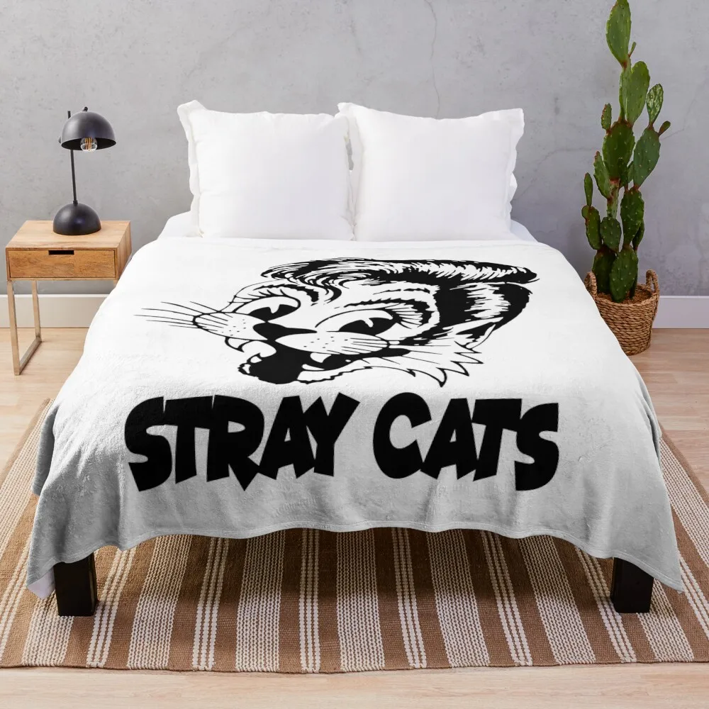 The Stray Cats Icon Throw Blanket Warm Blanket Flannel Blanket