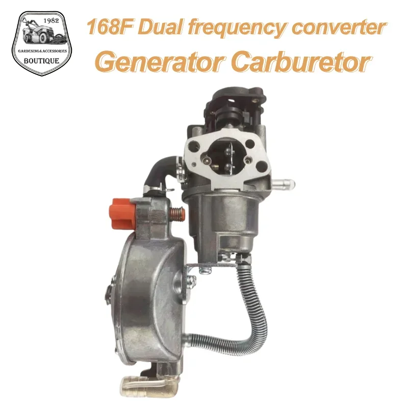 

NEW 168F GX160 GX240 Carburetor Kit Fuel Available for Natural Gas and Gasoline with Dual Frequency Converter