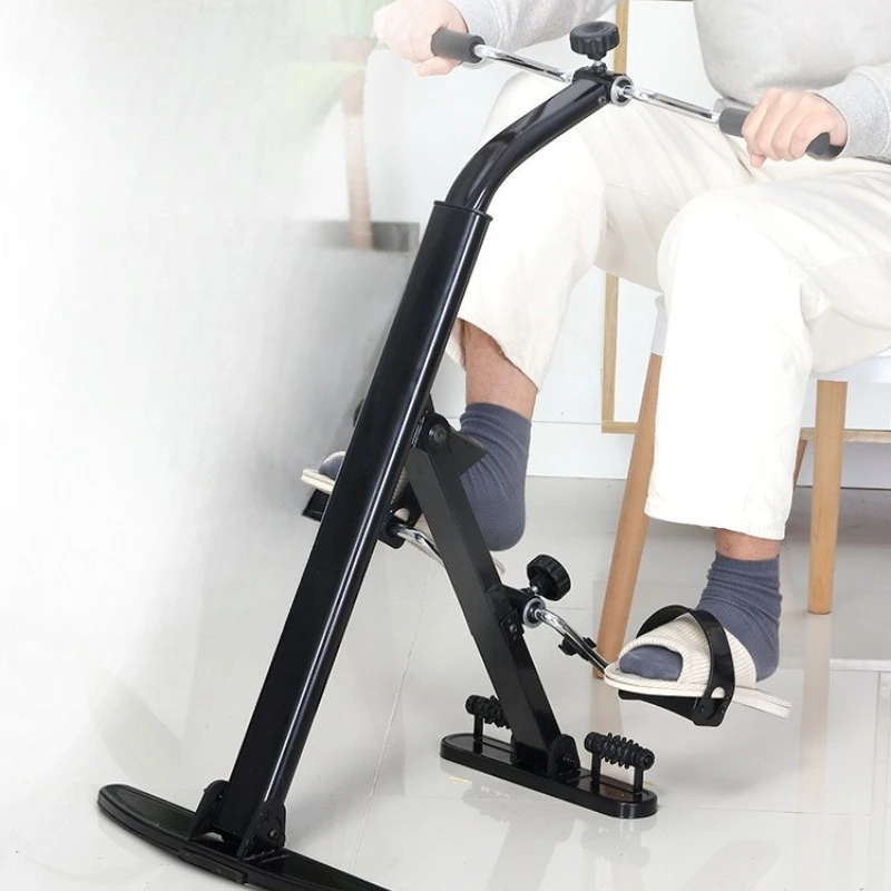 

Upper and Lower Limb Rehabilitation Exercise Bike / Mechanical Resistance Elderly Home-use Training Stepper Leg Pedal Trainer