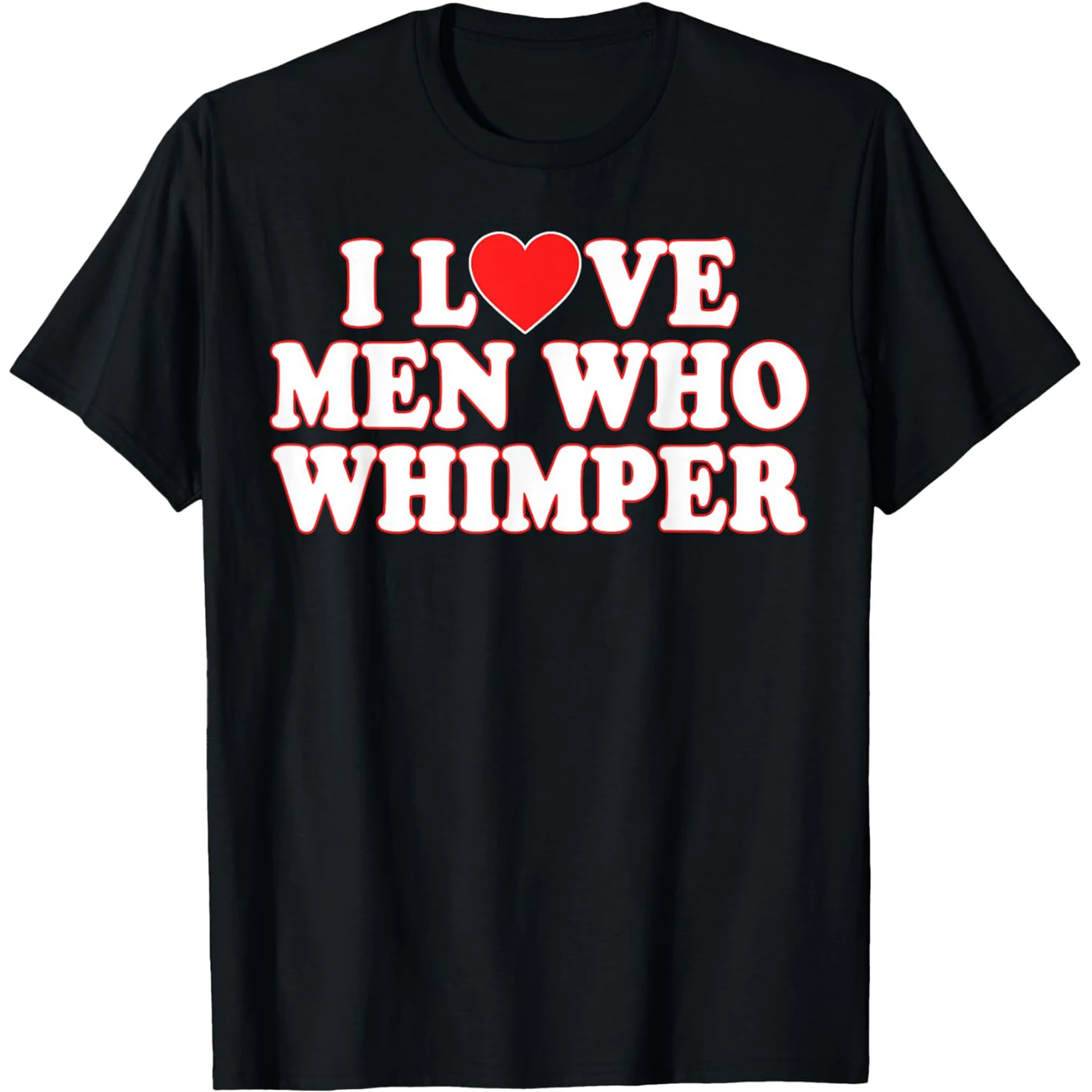 Lustiges 'Ich Liebe Männer, die Weinen' Rotes Herz T-Shirt für Männer und Frauen Baumwolle Humor Streetwear Kurzarm Unisex Loose-Fit Kleidung – Detail 2