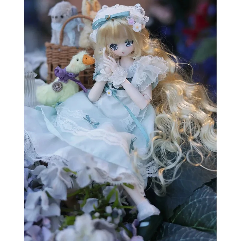 Saturday Girl Weekly Series 1/6 Rooted Hair BJD  Blind Box Mystery Box Cute Dolls Model Action Figure view 6