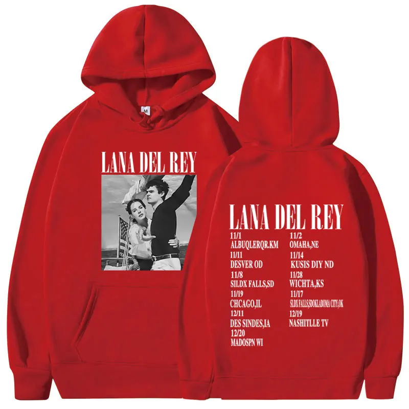 Fashion Lana Del Rey Hoodies Printed Men Woman Oversized Y2k Hoodie Streetwear Sweatshirts Harajuku Pullovers Unisex Clothing