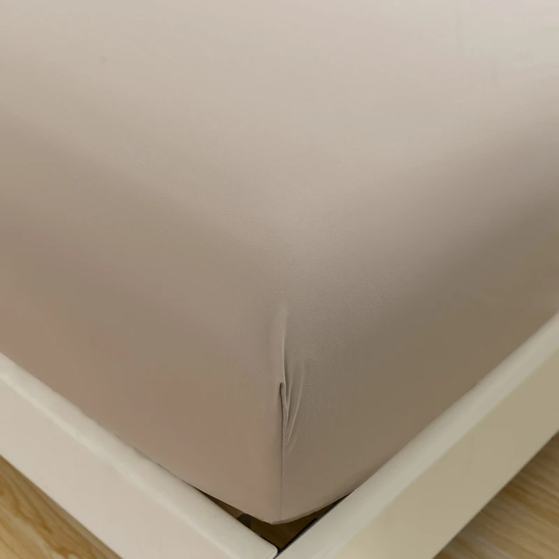 Waterproof Bed Fitted Sheet Soft Breathable Mattress Cover Grey White Black Pink 140x200cm / 160x200cm / 180x200cm / 200x220cm