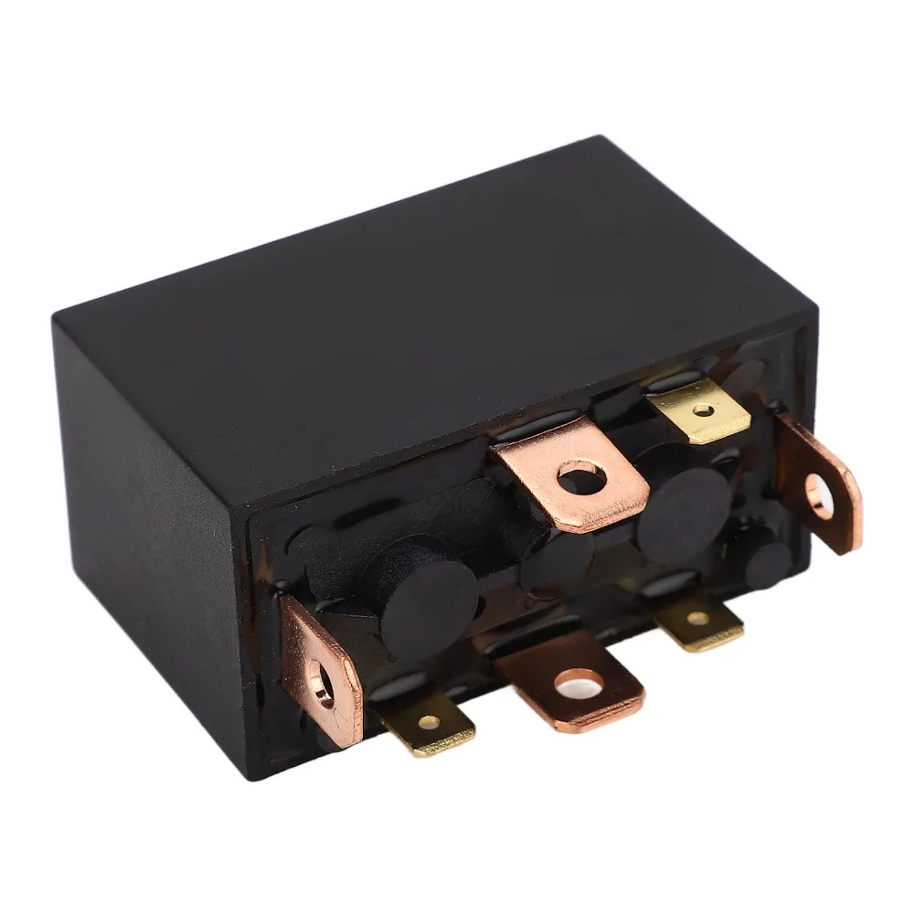 Relay Contactor 100A 12V Winch Relay 7 Pin Black Split Charging Relay 12V Winch Relay UTV
