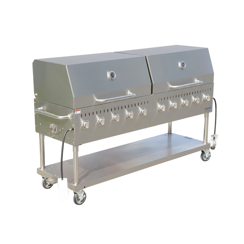 Commercial Stainless Steel Portable Gas Outdoor Grill