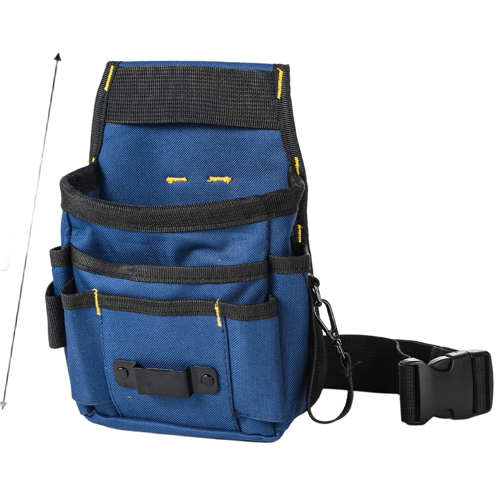 Waist Bag for Electricians Carpenters Plumbers with Long Lasting Canvas Adjustable Buckle Belt and Organized Storage