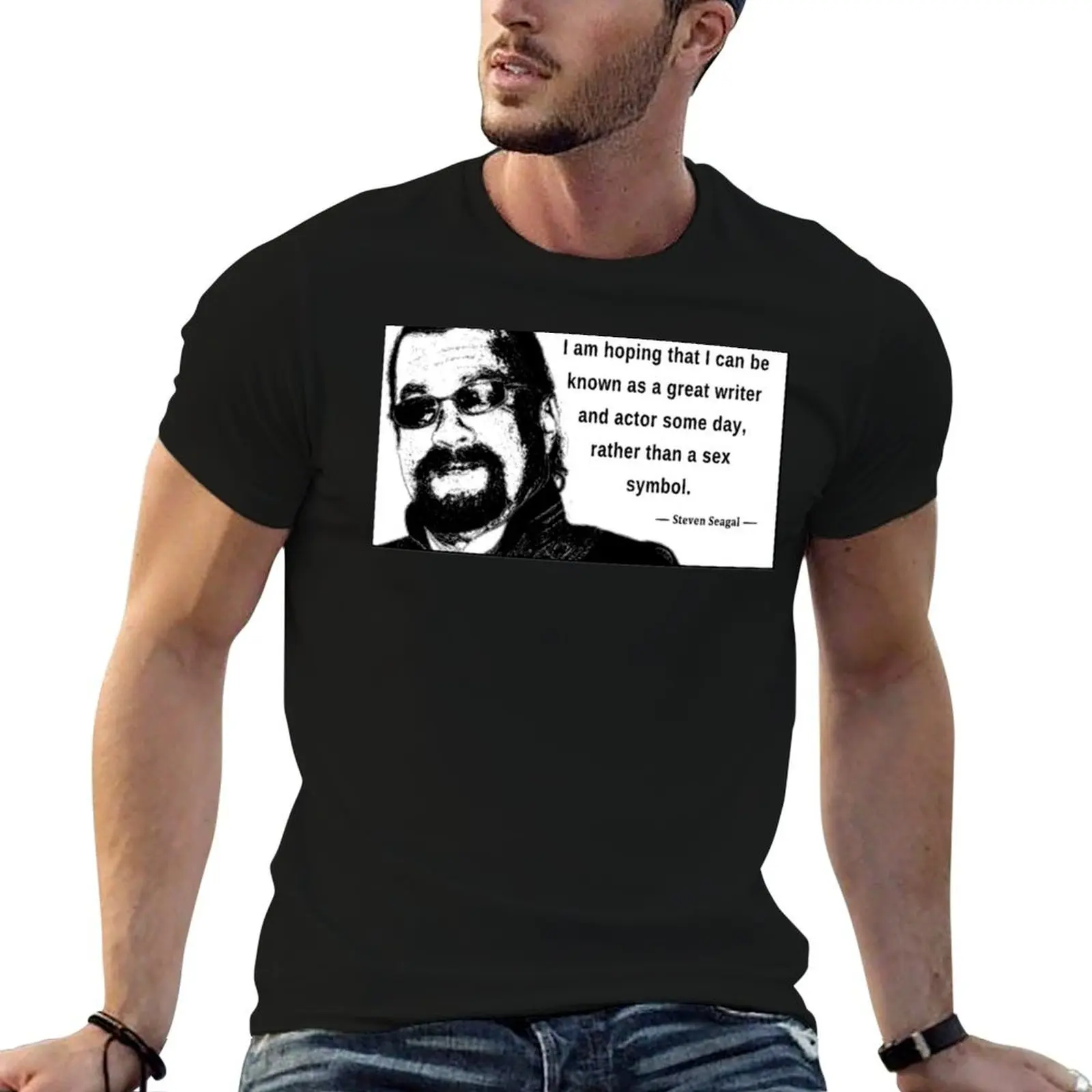man man Seagal pack T-Shirt t Sex luxury - for t shirts Symbol Steven white shirt