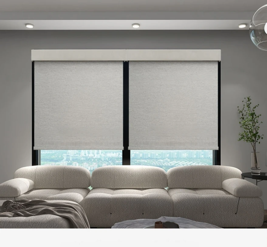 2026 New Custom Size Cordless UV Protection Waterproof Blackout Roller Blinds For Bedroom Kitchen Office