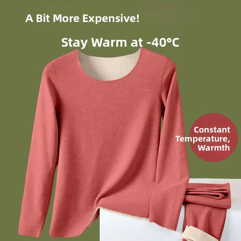 

Термостатический женский базовый слой Брюки и комплект irt Теплая внутренняя одежда Slim Fit Зимнее термобелье Корейский Sle круглый Ne