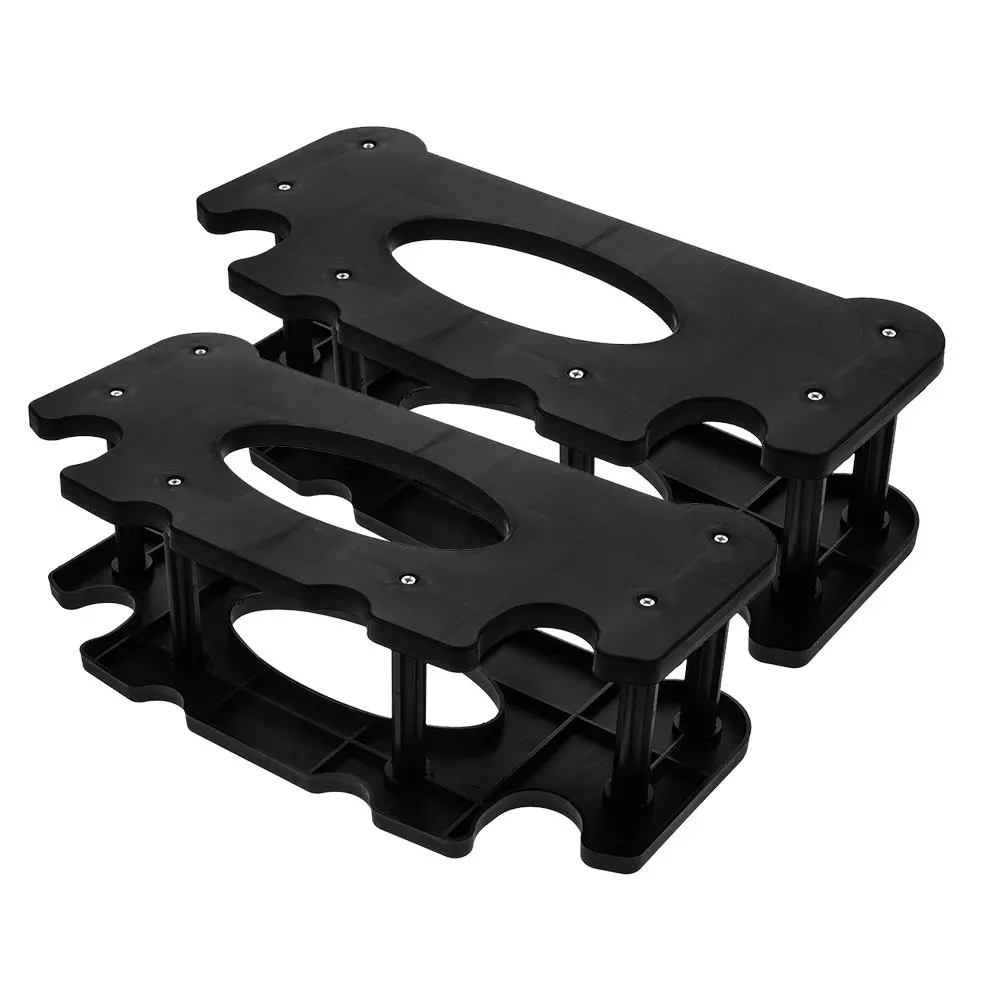 2Pcs Dumbbell Organizer Rack Portable Detachable Stand Home Gym Fitness Storage Holder for Weight and Workout Equipment
