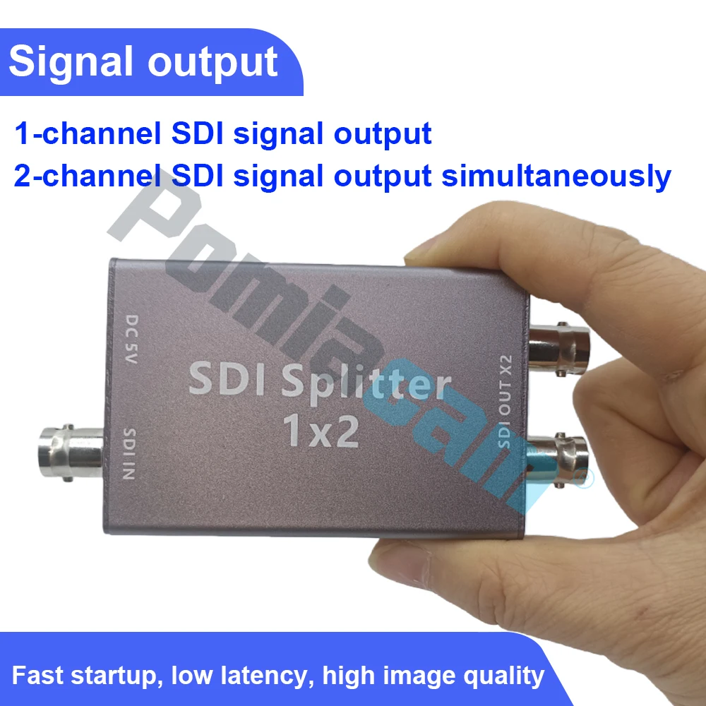 

AFN-S2S 3G-SDI / HD-SDI сплиттер 1x2 Full HD 1080P, распределитель сигнала SDI, вход TYPE-C 5V, поддержка SDI Loop Out