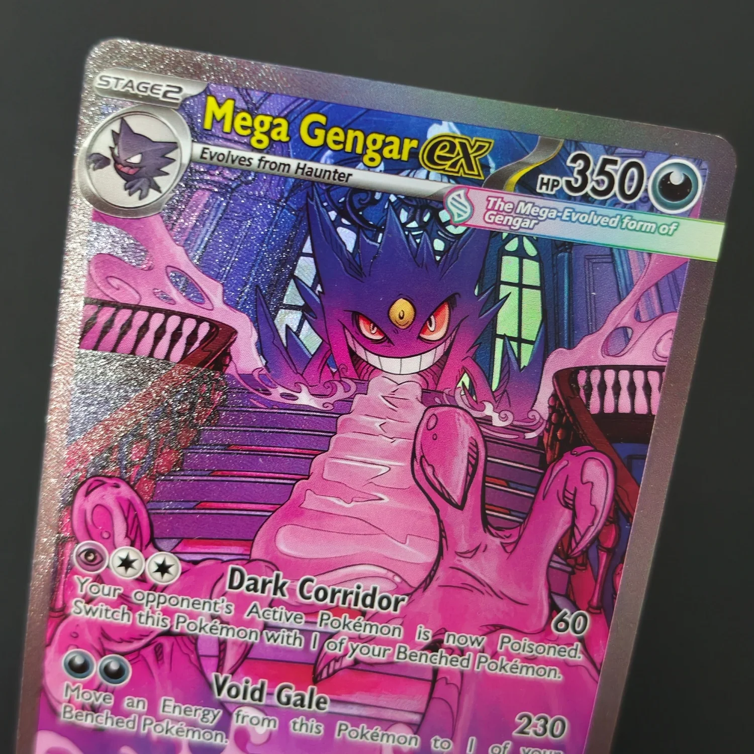 12 Stück Gengar V VMAX Mega EX DIY Holographische Folien-Textur-Karten, Perfekter Zustand Premium Anime-Sammelkarten – Detail 7