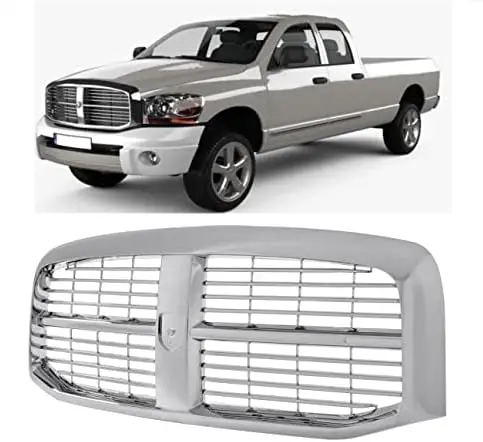 

Chrome Front Grille for Ram 1500 2500 3500 2006-2009 - OEM Style Replacement