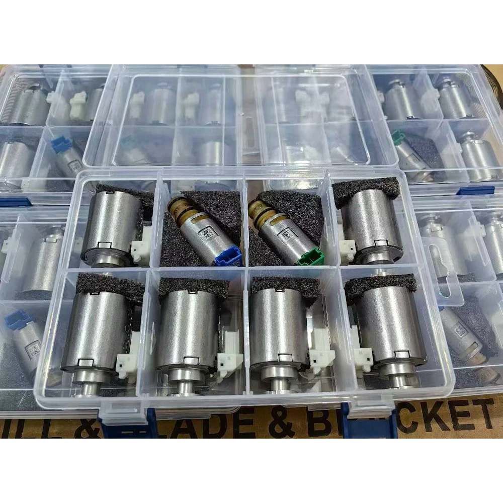 

8Pcs Genuine New 10R60 10R80 Automatic Transmission Solenoid Kit for Ford Raptor F150 Mustang Roadrunner 2.2 Explorer