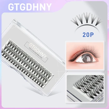 Aとmの形をしたまつげエクステ,個別のメイク,プレハブのファン,ミックス,熱接着,3D,DIY,20p