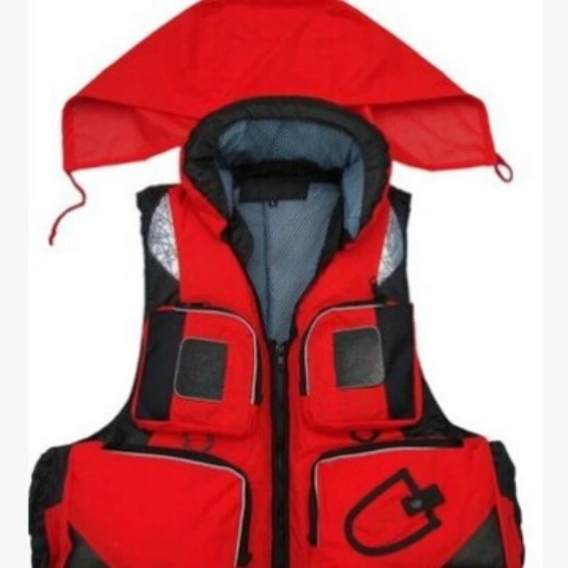 Sea Fishing Life Jacket, Removable Multi-pocket, Fishing Vest, Large Buoyancy Rock Fishing Life Jacket
