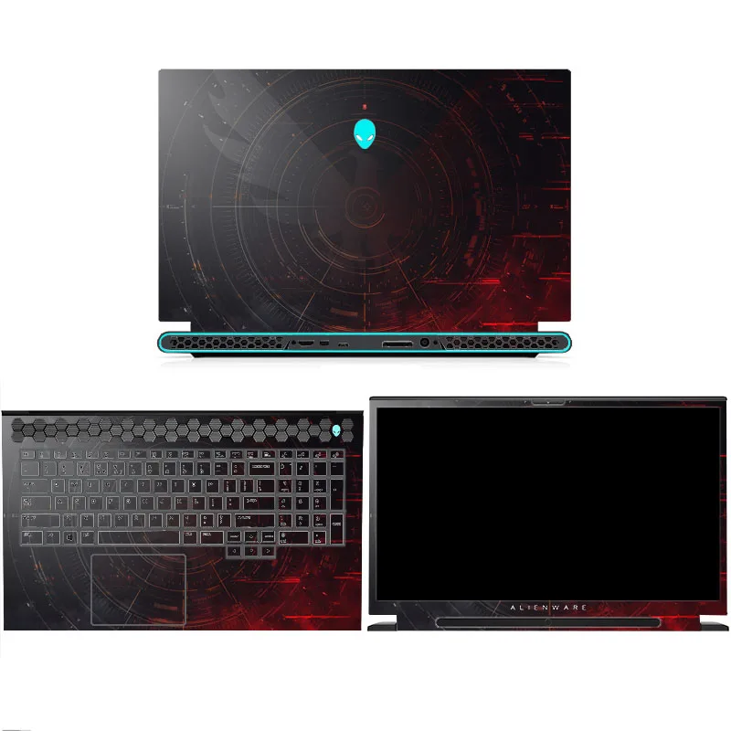Imagem -02 - Peles do Portátil da Alienware Etiqueta do Caderno Filme Feito sob Encomenda M16 r2 2024 X16 r1 2023 X17 r1 r2 X14 X15 r1 r2 M17 r5