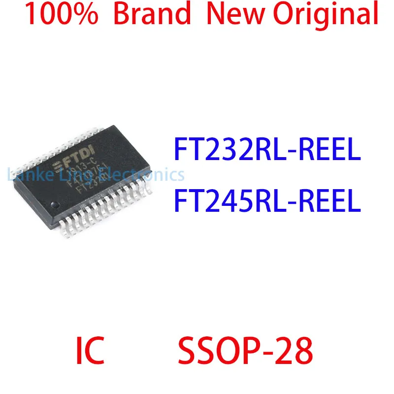FT232RL-REEL 100% a estrenar, FT245RL-REEL IC Original, SSOP-28