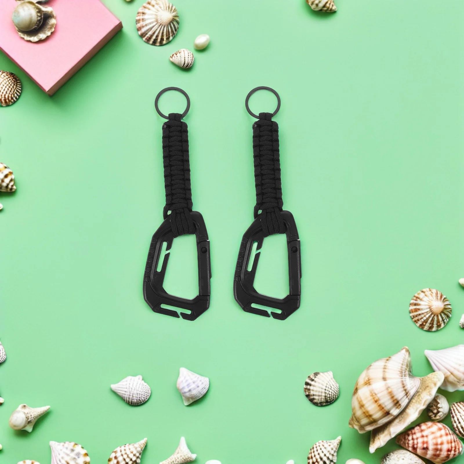 4Pcs Universal Bottle Attachment Clips for Backpacks Durable Nylon Plastic Hiking Camping Fishing Outdoor Adventure Gear