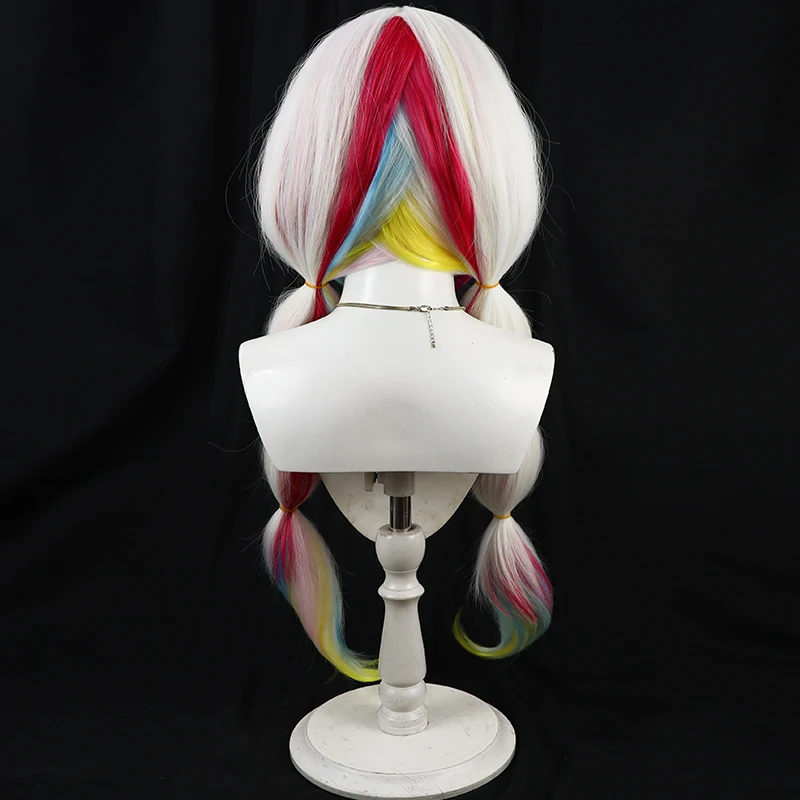 Jogo mágico menina bruxa julgamento jougasaki noa cosplay peruca resistente ao calor cabelo sintético dia das bruxas