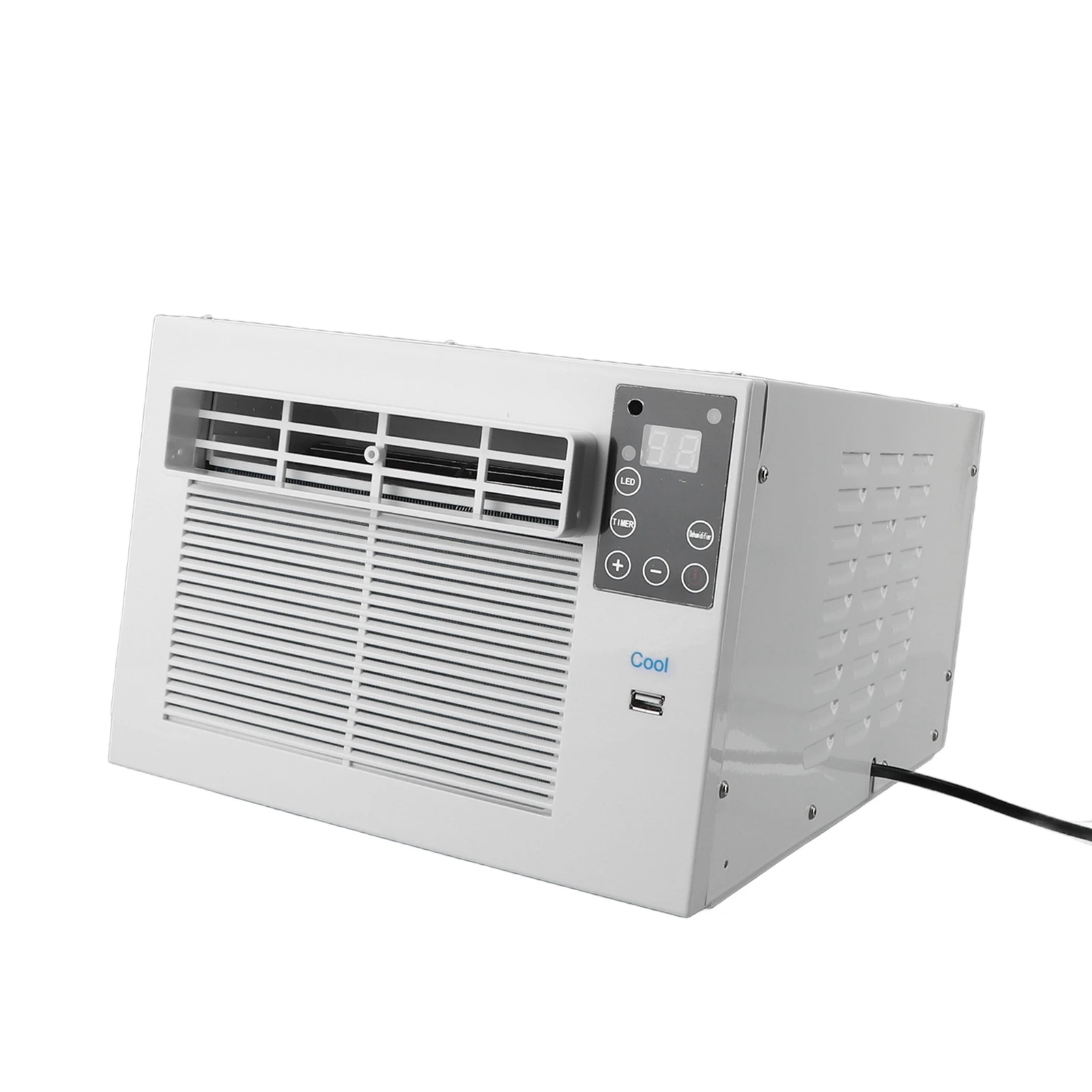 Universal Portable Window Air Conditioner 1900BTU 280W Mini Mobile AC with Remote Control for Home Dorm Office Camping Pet Space