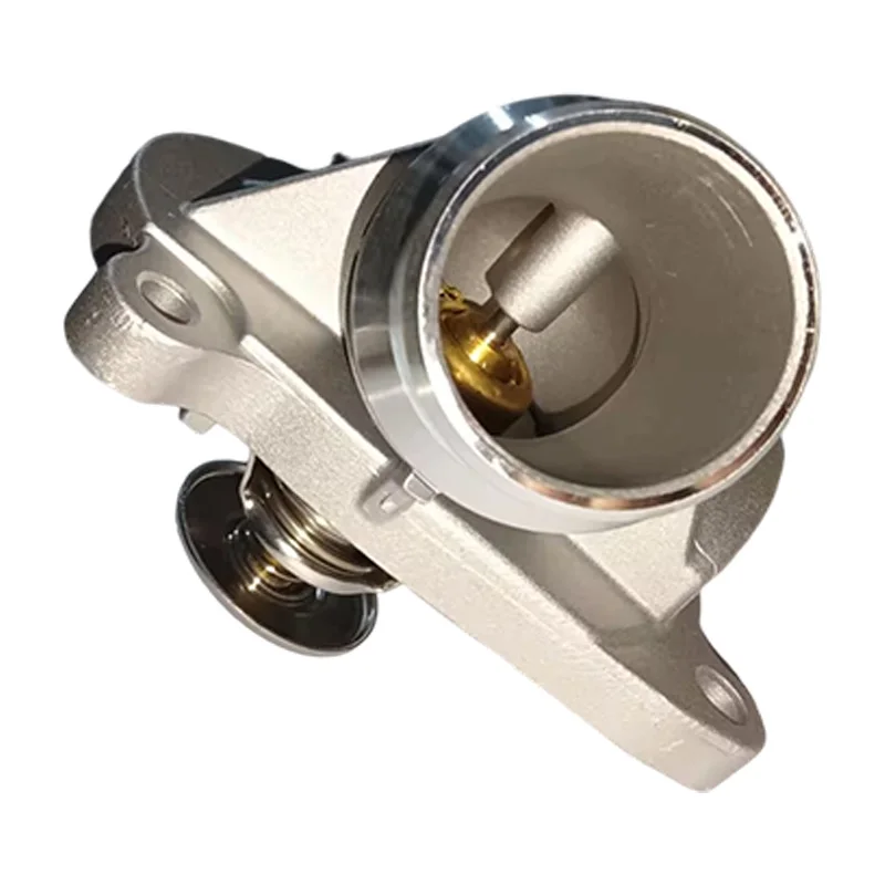 1pc Aluminium Thermostat Housing For Bmw M47 M57 Engine Cooling Automobile Replacement Repair Component Auto Maintenance Part